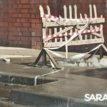 В Саратове у старинного кладбища образовался коммунальный потоп