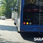Троллейбус и маршрутка столкнулись у 1-й Советской больницы в Саратове