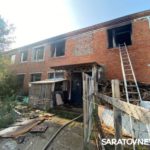 В Энгельсе пожарные тушили склад В Энгельсе пожарные тушили склад