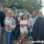 В Саратове беспилотники частично повредили высотку у моста