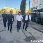 В Саратове беспилотники частично повредили высотку у моста