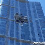В районе саратовской высотки наблюдаются зеваки В районе саратовской высотки наблюдаются зеваки