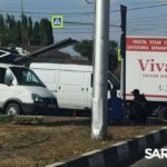На проспекте Строителей в Саратове столкнулись две «ГАЗели» На проспекте Строителей в Саратове столкнулись две «ГАЗели»