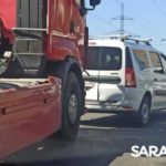 На Тархова в Саратове автоцистерна протаранила «Ларгус»