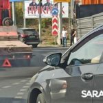 На кольце НИИ в Саратове грузовик столкнулся с иномарками