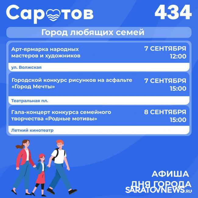В День города саратовцев ждут концерты, арт-ярмарка и сап-карнавал В День города саратовцев ждут концерты, арт-ярмарка и сап-карнавал