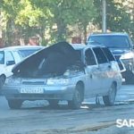 В Саратове сгорел автомобиль