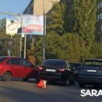 На Тархова в Саратове не разъехались две «Лады»
