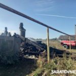 Ночью в саратовском селе сгорели дом и сарай: погибла женщина