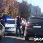 У Крытого рынка в Саратове столкнулись две иномарки