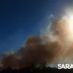 Саратовцы наблюдали клубы дыма с Московского шоссе