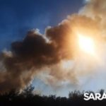 Саратовцы наблюдали клубы дыма с Московского шоссе