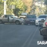 На Большой Горной в Саратове собралась пробка из-а ДТП