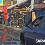 В Саратове из-за пожара перекрыта часть улицы Университетской