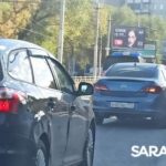 «УАЗ Патриот» врезался в «Весту» на Большой Горной в Саратове