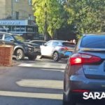 У ТЦ «Рубин» в Саратове столкнулись Nissan и «Лада»