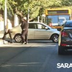 В Саратове авария на Мясницкой блокировала движение в сторону Соколовой