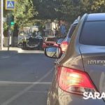 В Саратове авария на Мясницкой блокировала движение в сторону Соколовой