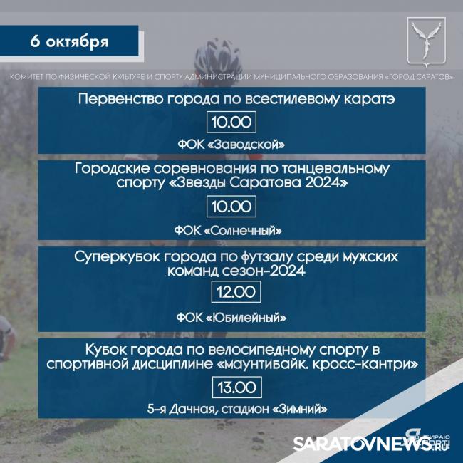 Спортивный Саратов: куда сходить на выходных Спортивный Саратов: куда сходить на выходных