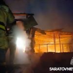 Недалеко от Смирновского ущелья в Саратове горел дом Недалеко от Смирновского ущелья в Саратове горел дом