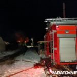 Недалеко от Смирновского ущелья в Саратове горел дом Недалеко от Смирновского ущелья в Саратове горел дом