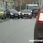 У саратовской гостиницы «Богемия» произошло ДТП У саратовской гостиницы «Богемия» произошло ДТП