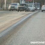У Трофимовского моста в Саратове произошло тройное ДТП