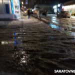 В Саратове коммунальные воды затапливают 1-ю Дачную