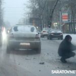 Две иномарки создали затор на проспекте Энтузиастов в Саратове Две иномарки создали затор на проспекте Энтузиастов в Саратове
