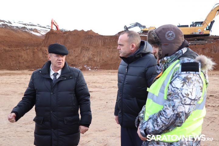 Панков: Идут работы по устройству земляного полотна объездной дороги вокруг Пугачева Панков: Идут работы по устройству земляного полотна объездной дороги вокруг Пугачева