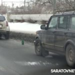 Две аварии на Шехурдина в Саратове собрали пробку более 3 км
