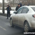 Две аварии на Шехурдина в Саратове собрали пробку более 3 км