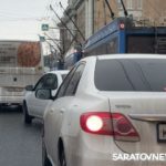 Автобусы и троллейбусы встали на Московской в Саратове из-за ДТП Автобусы и троллейбусы встали на Московской в Саратове из-за ДТП