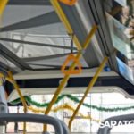 В Саратове ещё ездят новогодние троллейбусы