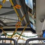 В Саратове ещё ездят новогодние троллейбусы