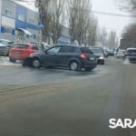 Авария на Вольском тракте парализовала две полосы в сторону Саратова