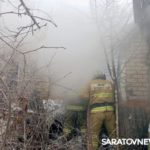 Утром в саратовском селе на пожаре погиб мужчина
