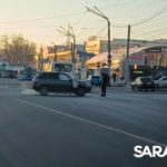 На площади Ленина в Саратове маршрутка попала в аварию На площади Ленина в Саратове маршрутка попала в аварию