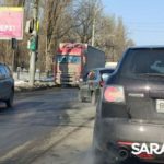 BMW влетел в «Ладу» на проспекте 50 лет Октября в Саратове