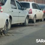 Массовая авария у Полиграфкомбината в Саратове парализовала движение транспорта Массовая авария у Полиграфкомбината в Саратове парализовала движение транспорта
