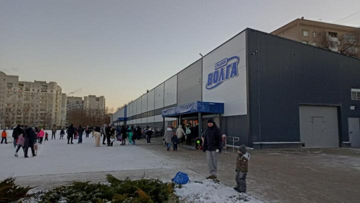 На саратовском стадионе «Волга» снова заработал каток