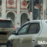 Две иномарки столкнулись на Московской в Саратове Две иномарки столкнулись на Московской в Саратове