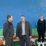 Николай Панков подарил спортивный инвентарь школьникам Ершова