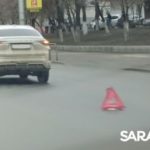 На Улешах в Саратове автобус попал в аварию