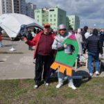 В День космонавтики Николай Панков передал поздравления и подарки детскому клубу поселка Юбилейный