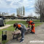 Энергетики навели чистоту в Парке Победы накануне его юбилея