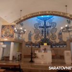 В Римско-Католическом соборе города Саратова состоялась литургия навечерия Пасхи