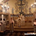В Римско-Католическом соборе города Саратова состоялась литургия навечерия Пасхи
