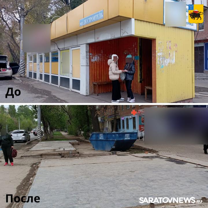 В Энгельсе продолжается снос незаконных ларьков