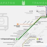 Опубликованы схемы движения саратовских трамваев №8 и №9